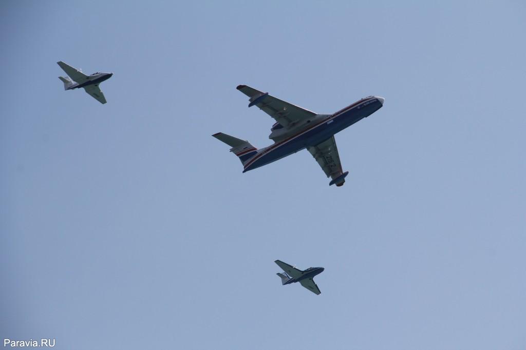 БЕ-200. Гидроавиасалон-2012. Выставка авиационной техники в аэропорту Геленджика.