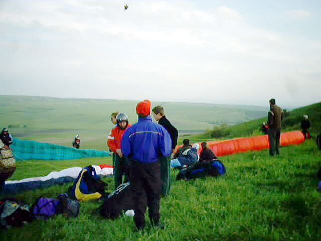 Лена-хозяйка лагеря на Юце
Майские праздники на Юце (1-4 мая 2004 г.)